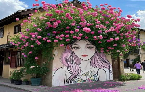  石泉怎么设计网红打卡墙绘