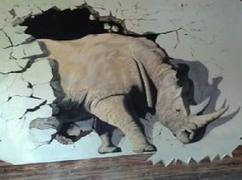  石泉在墙绘中，如何绘制3D效果？