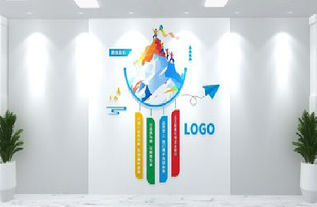  石泉公司企业形象墙的工艺材料有哪些？