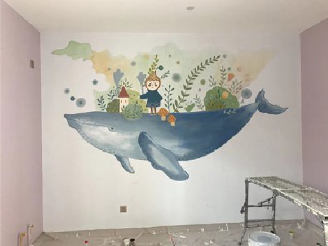  石泉手绘墙的特点及优势。