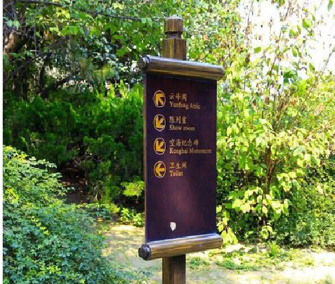  石泉标识牌与环境之间有什么关系？